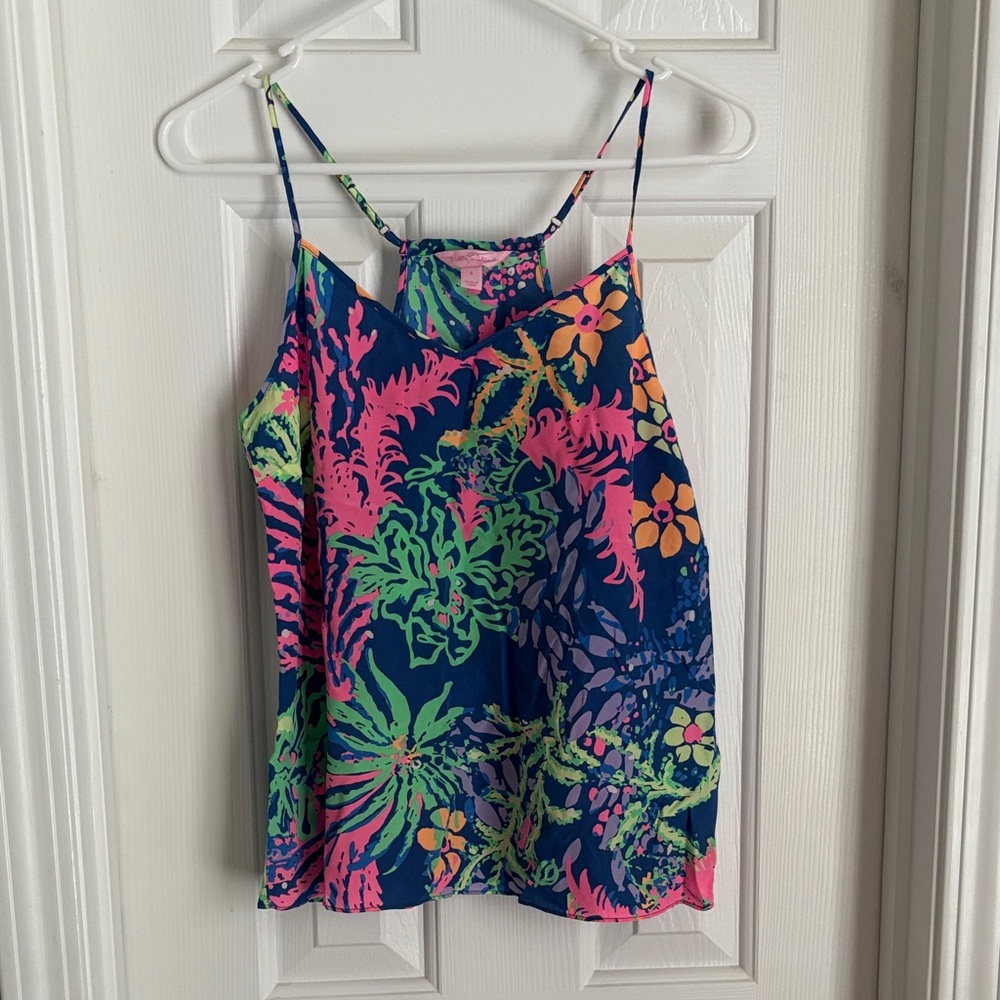Lilly Pulitzer Vibrant Multicolor Patterned Top